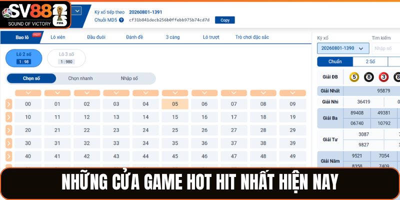 Những cửa game hot hit nhất hiện nay
